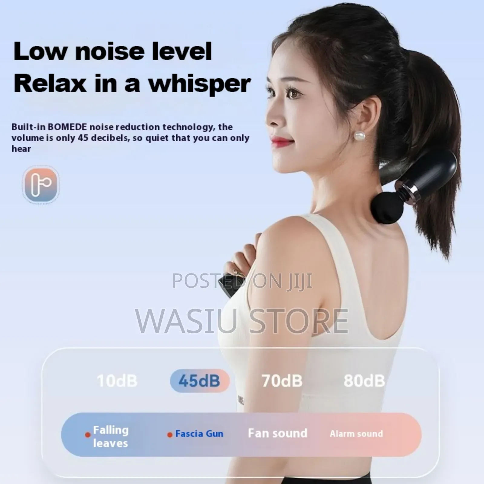 Handheld Curved Handles Massage Gun