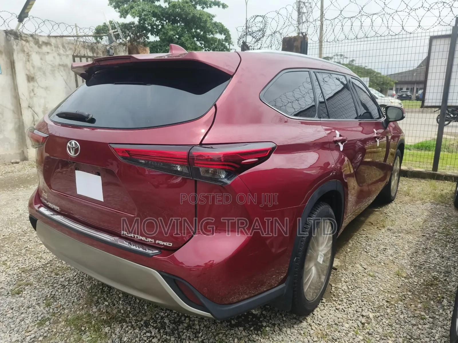 Toyota Highlander Platinum 2021 Red