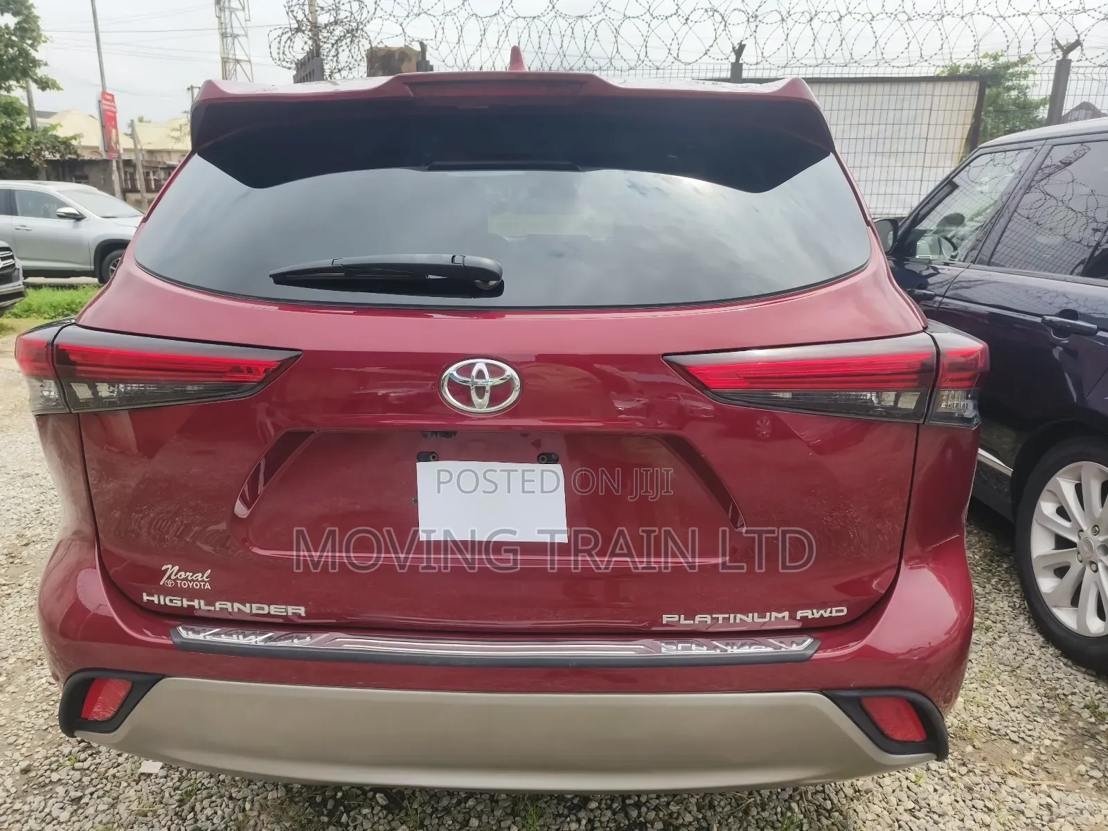 Toyota Highlander Platinum 2021 Red