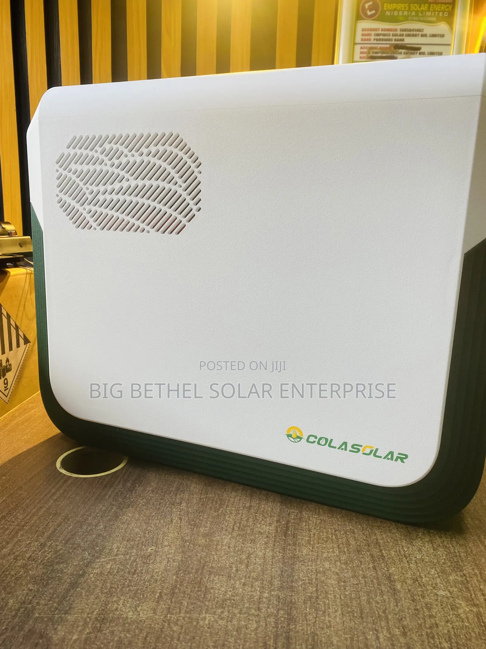 3.6kwh Cola Solar Power Station Solar