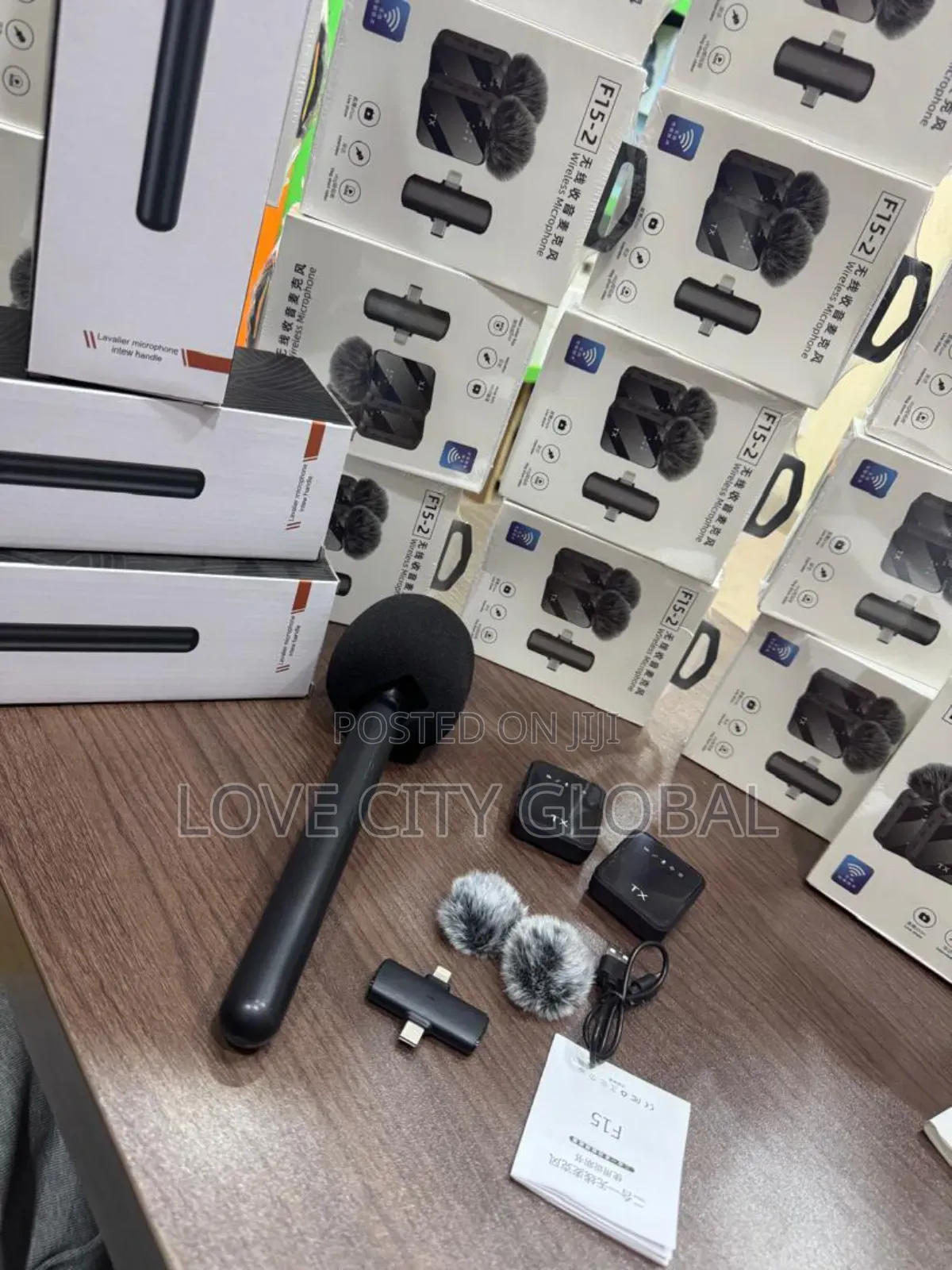 F15-2 Anc Wireless Microphone Kit Handheld Stick - Phone, Computer