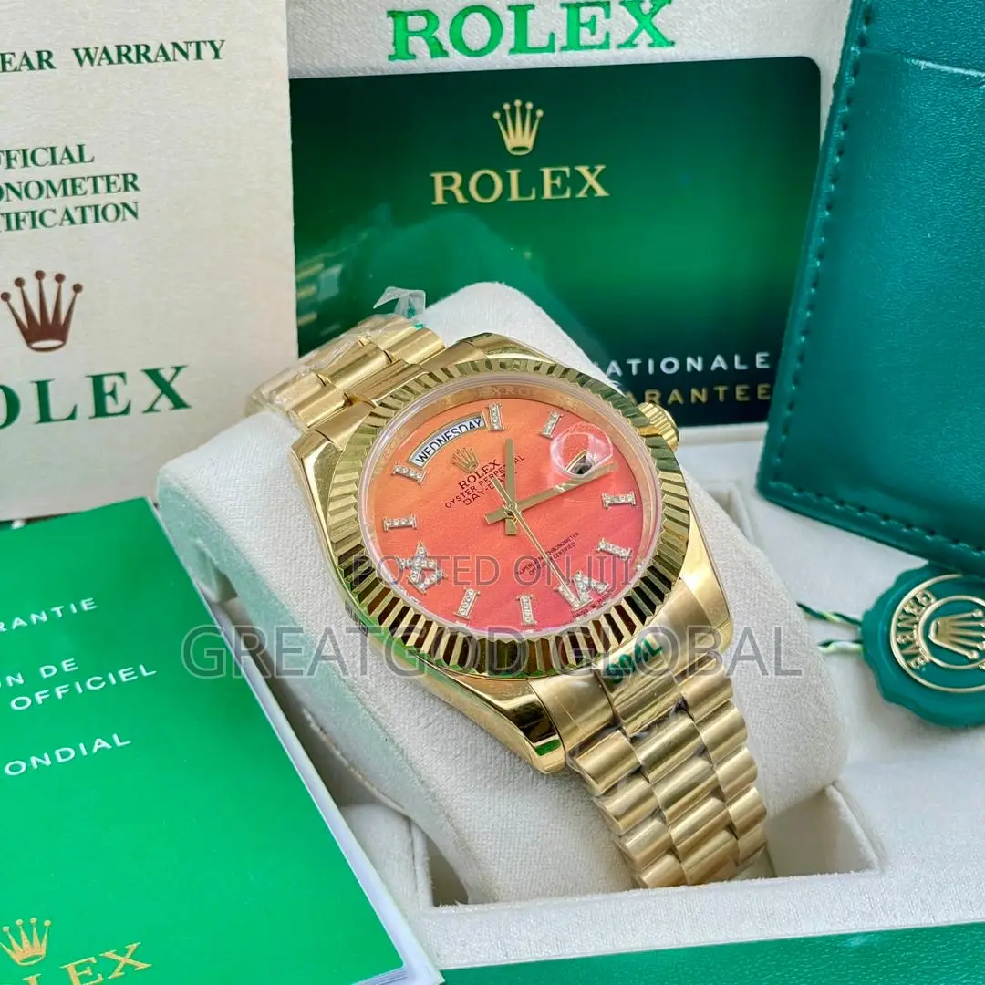 Rolex Chain Watch Automatic Movement With Luxury Box