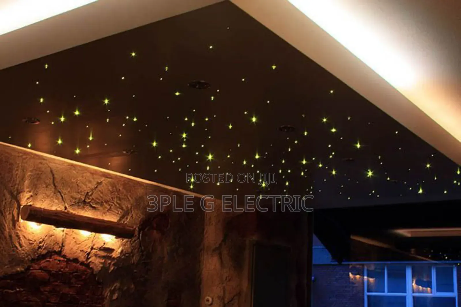 Luxury Indoor Fibre Star Pop Ceiling Light