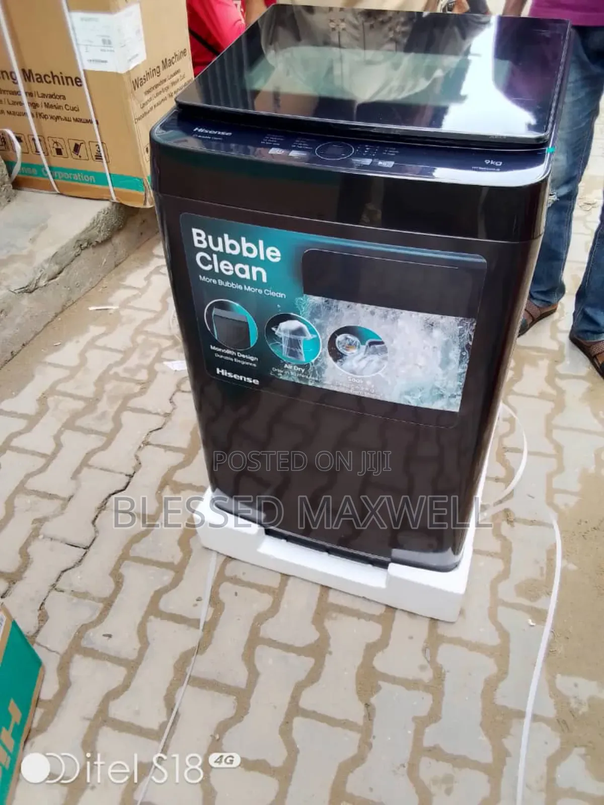 9kg Top Loader Automatic Washing Machine Hisense