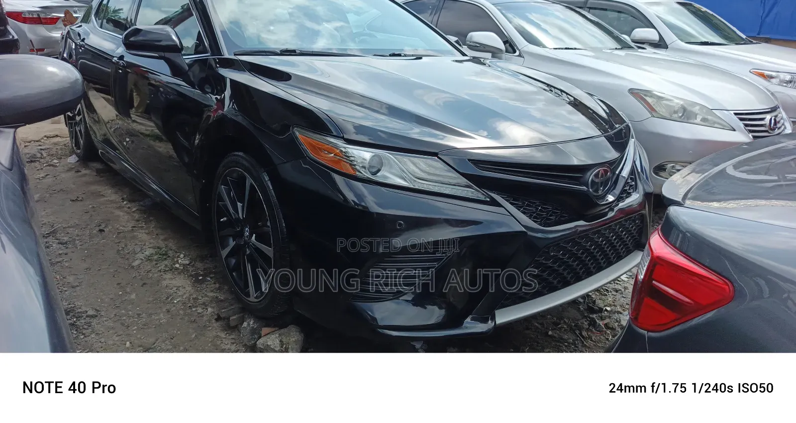 Toyota Camry XSE V6 (3.5L V6 8A) 2019 Black