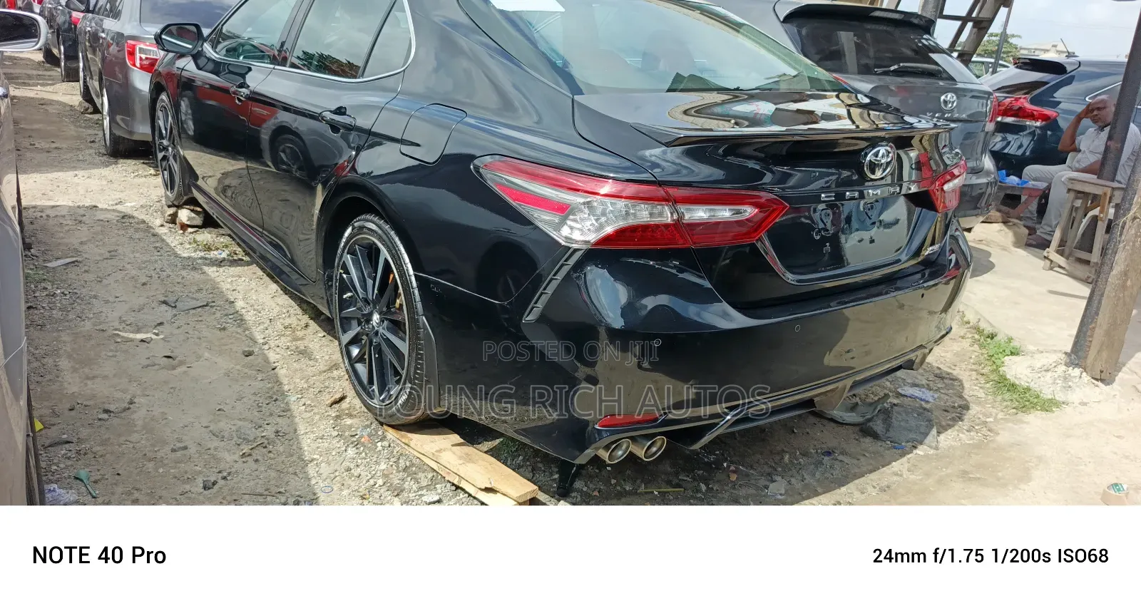 Toyota Camry XSE V6 (3.5L V6 8A) 2019 Black