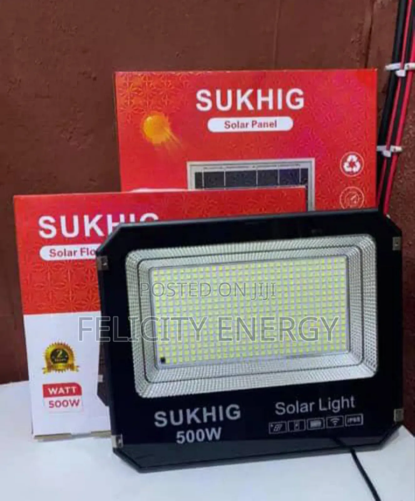Sukhig Solar Street Floodlight 500watt