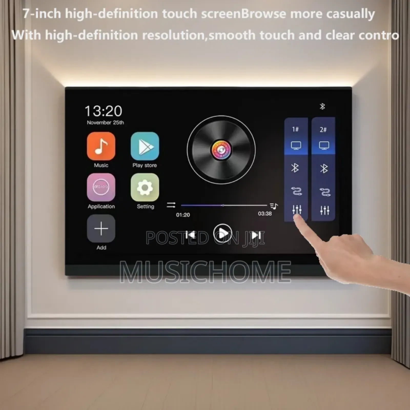 Wifi 7inch Android Bluetooth Amplifier For Speakers