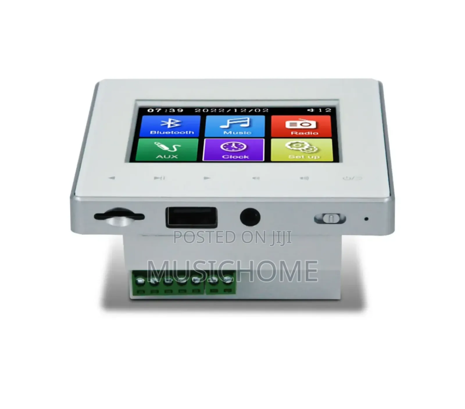 Smart Inwall Bluetooth Amplifier With Remote Control For Speakers