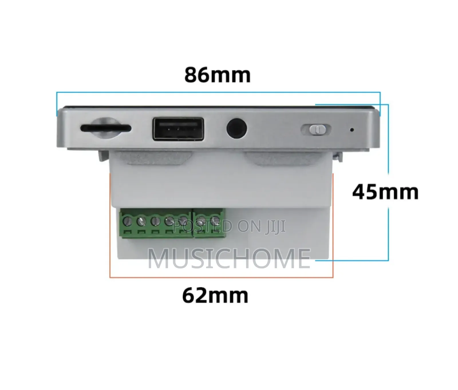 Smart Inwall Bluetooth Amplifier With Remote Control For Speakers