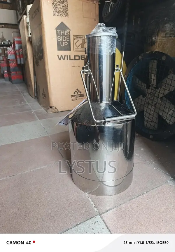 10 Liters Stainless Steel Measuring, Calibration Dispenser Can