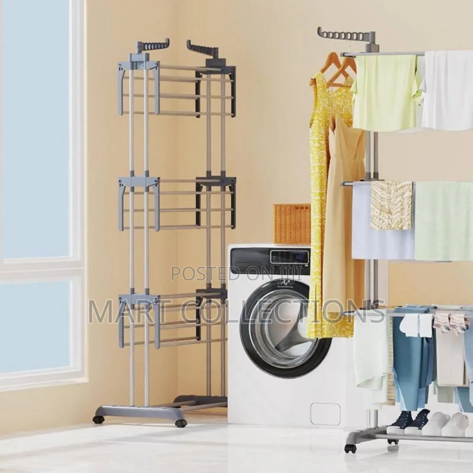 High Quality 3 Layers Clothes Hanger/Rack With Wheels – Durable
