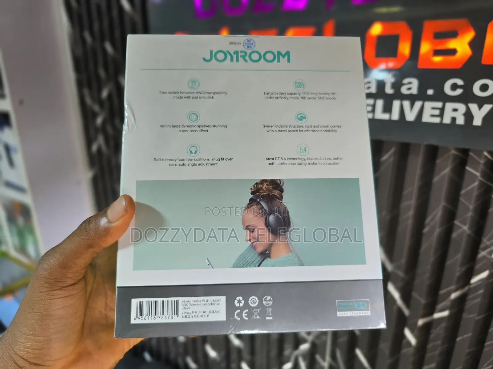 Joyroom Jr-Jh1 Hybrid Anc Wireless Headphones