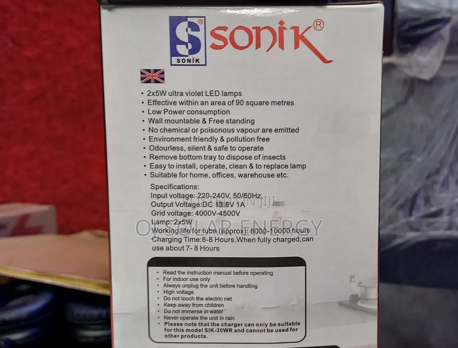 Sonik Insect/Mosquitos Light Killer