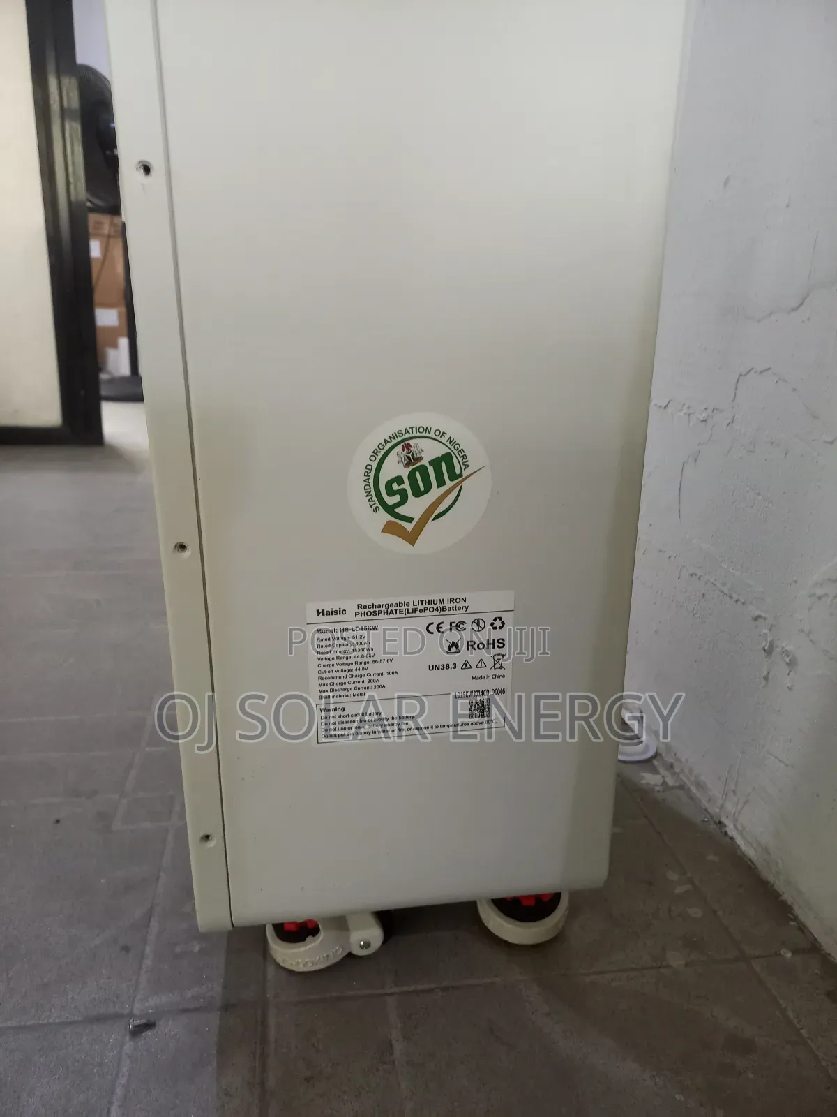 Haisic 15360kwh Lithium Battery