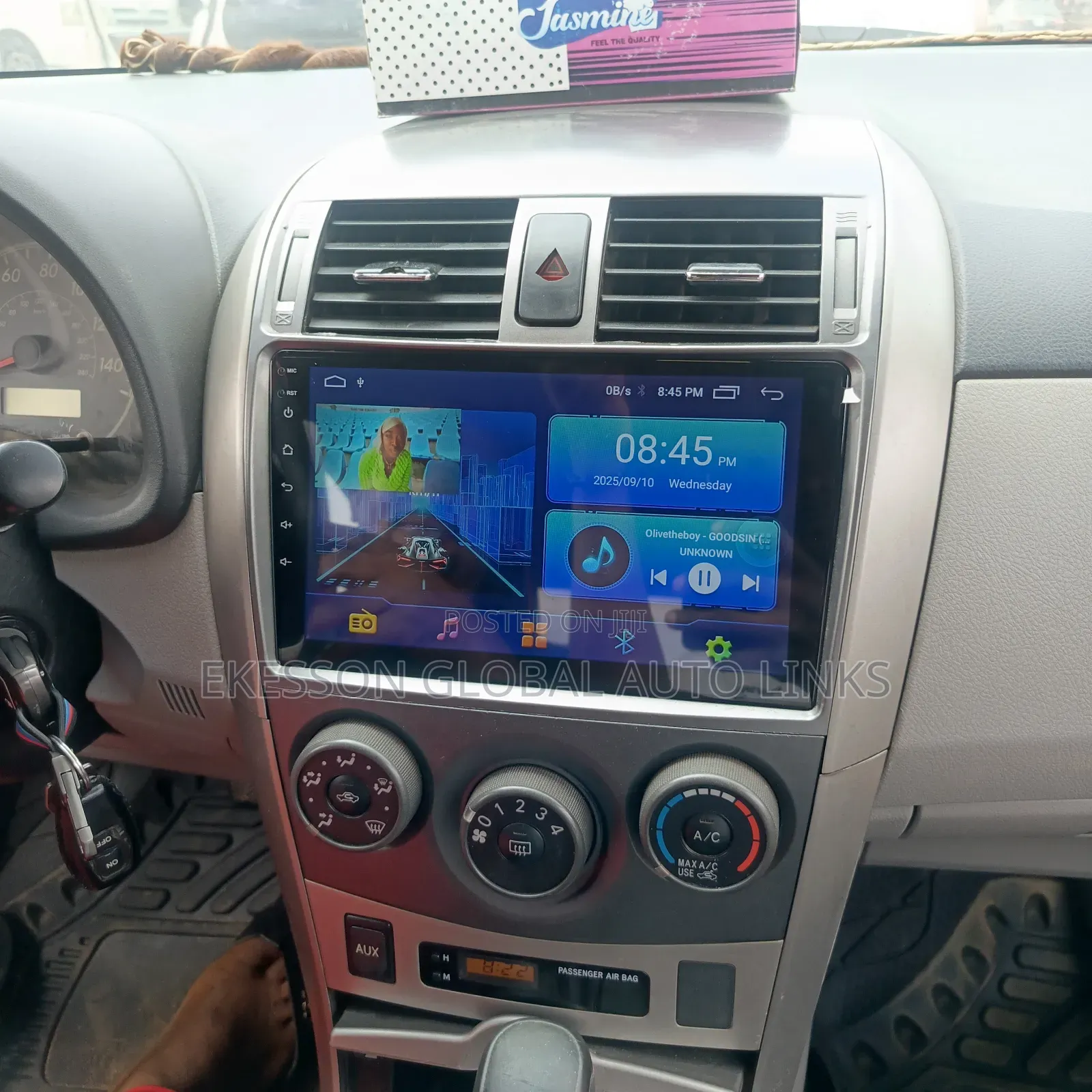 Android Screen Stereo for Toyota Corolla 2008-2012 Plus Reverse Camera