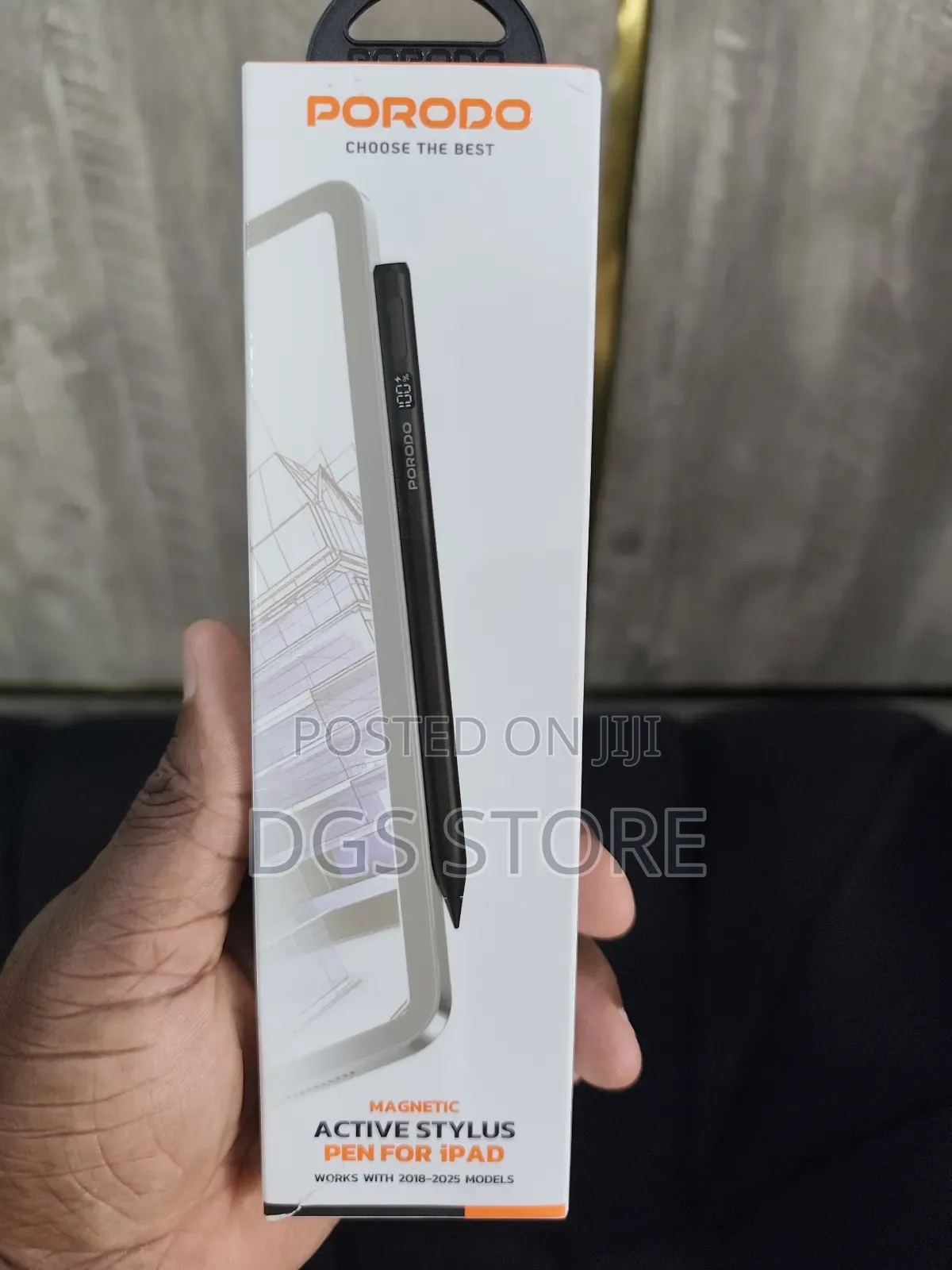 Porodo Magnetic Active Stylus Pen for iPad 2018-2025