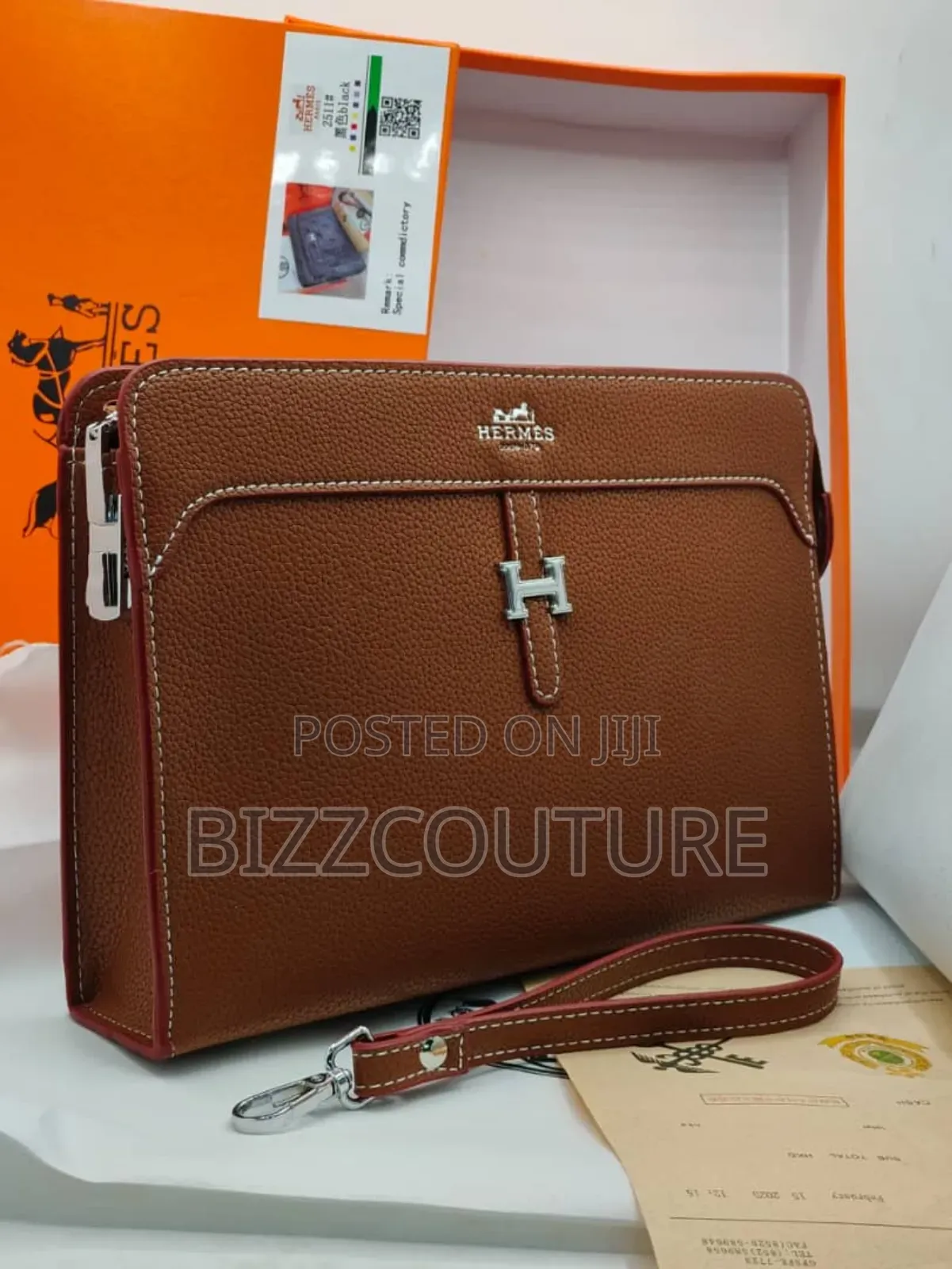 Original Hermes Heand Purse for Men Available in Store