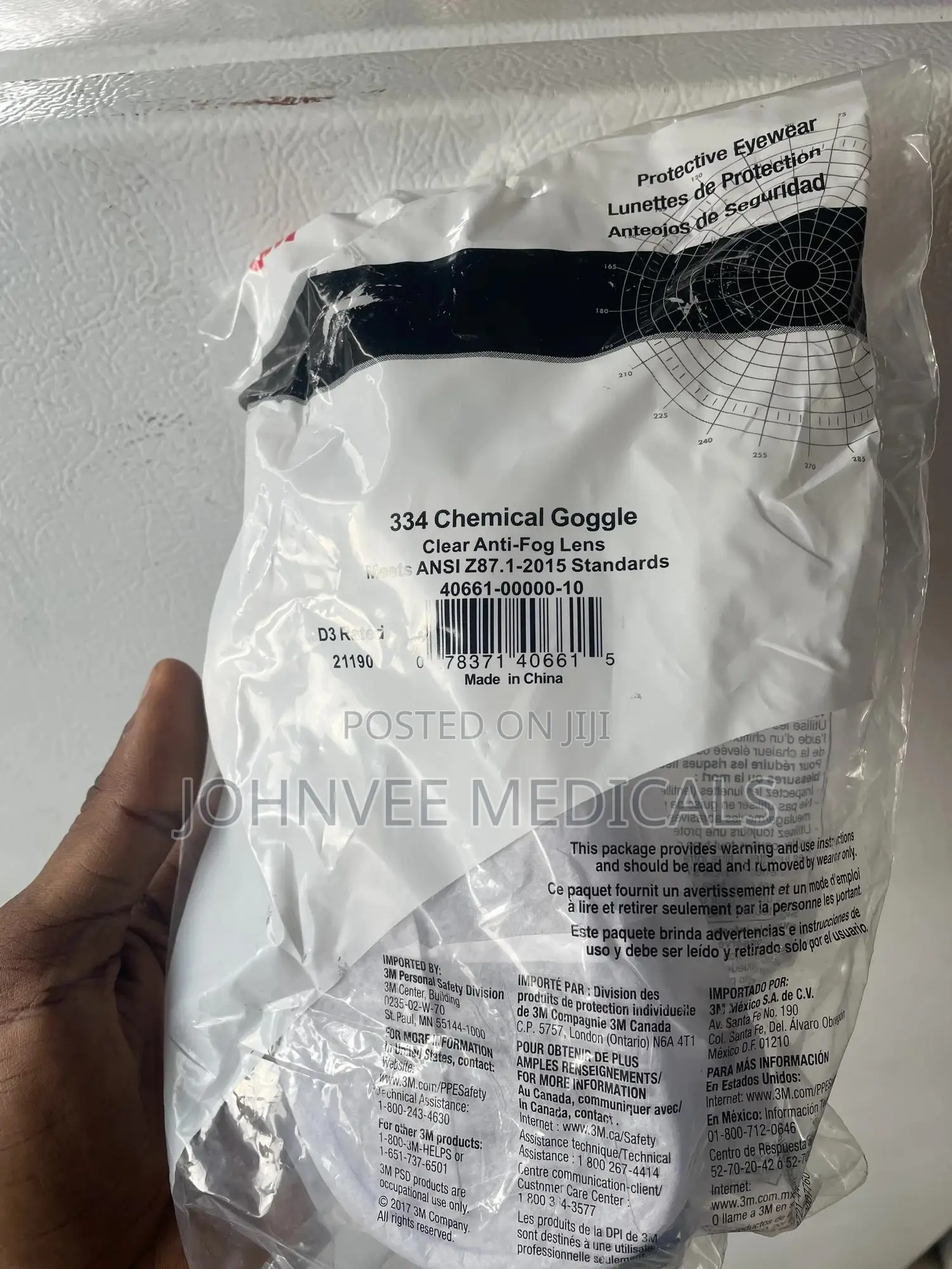 3m Medical Eye Goggle