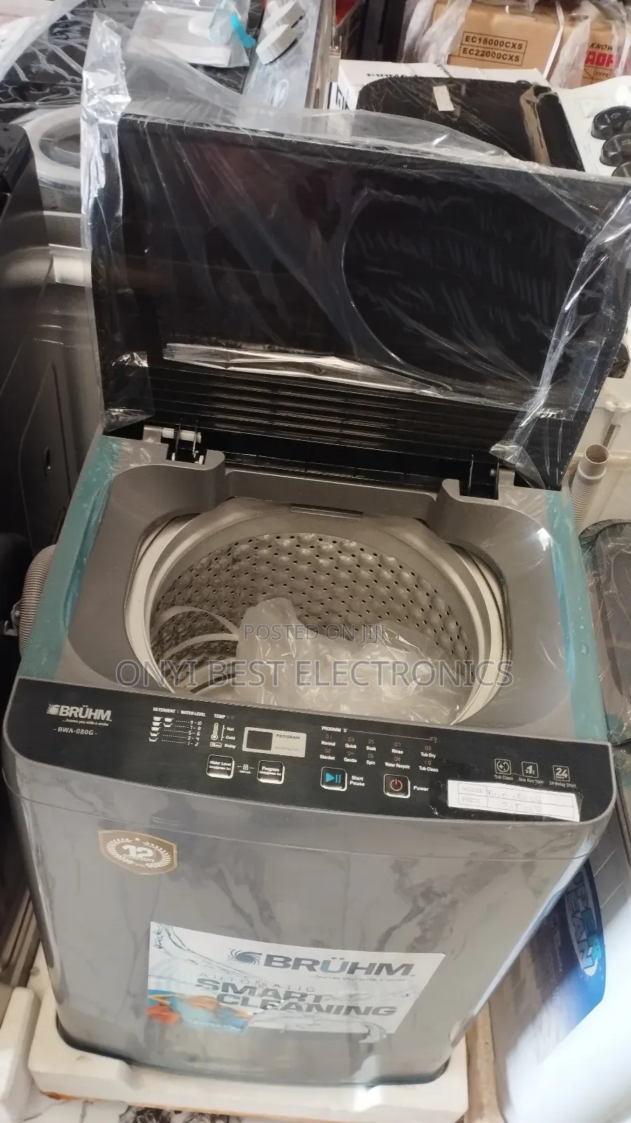Bruhm Automatic 8kg Tla Washing Machine 080g