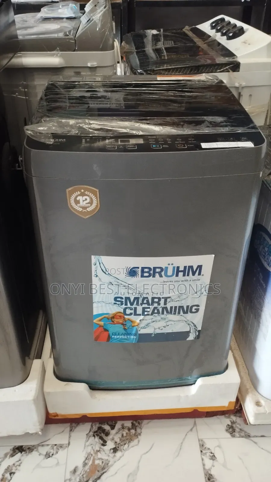 Bruhm Automatic 8kg Tla Washing Machine 080g