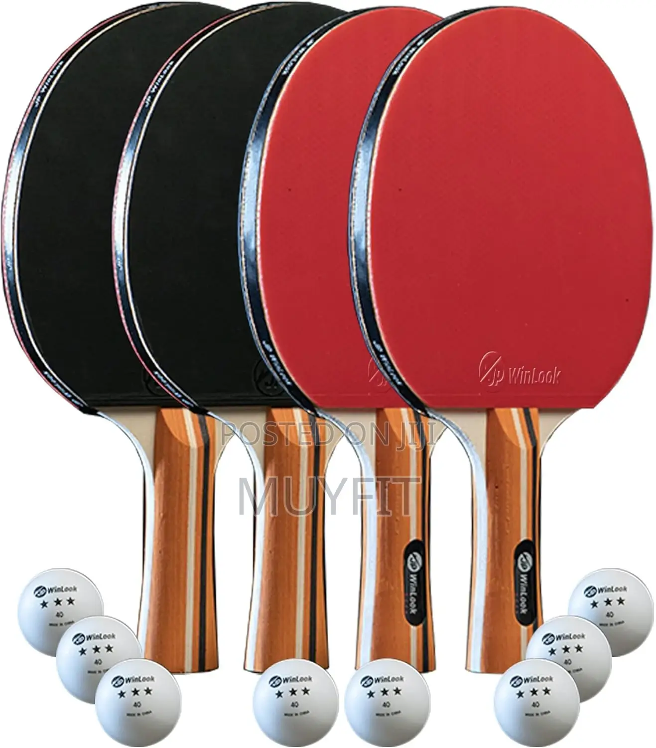 Table Tennis Bat/Racket (Available in Different Brands and Qualities)