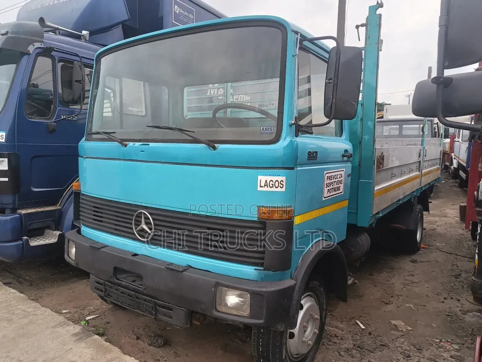 Mercedes Benz 913 Pickup Truck Direct German Wooden Floor