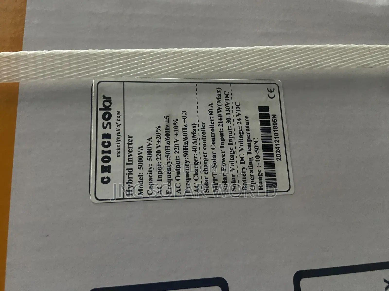 5kva/24v Choice Hybrid Inverter