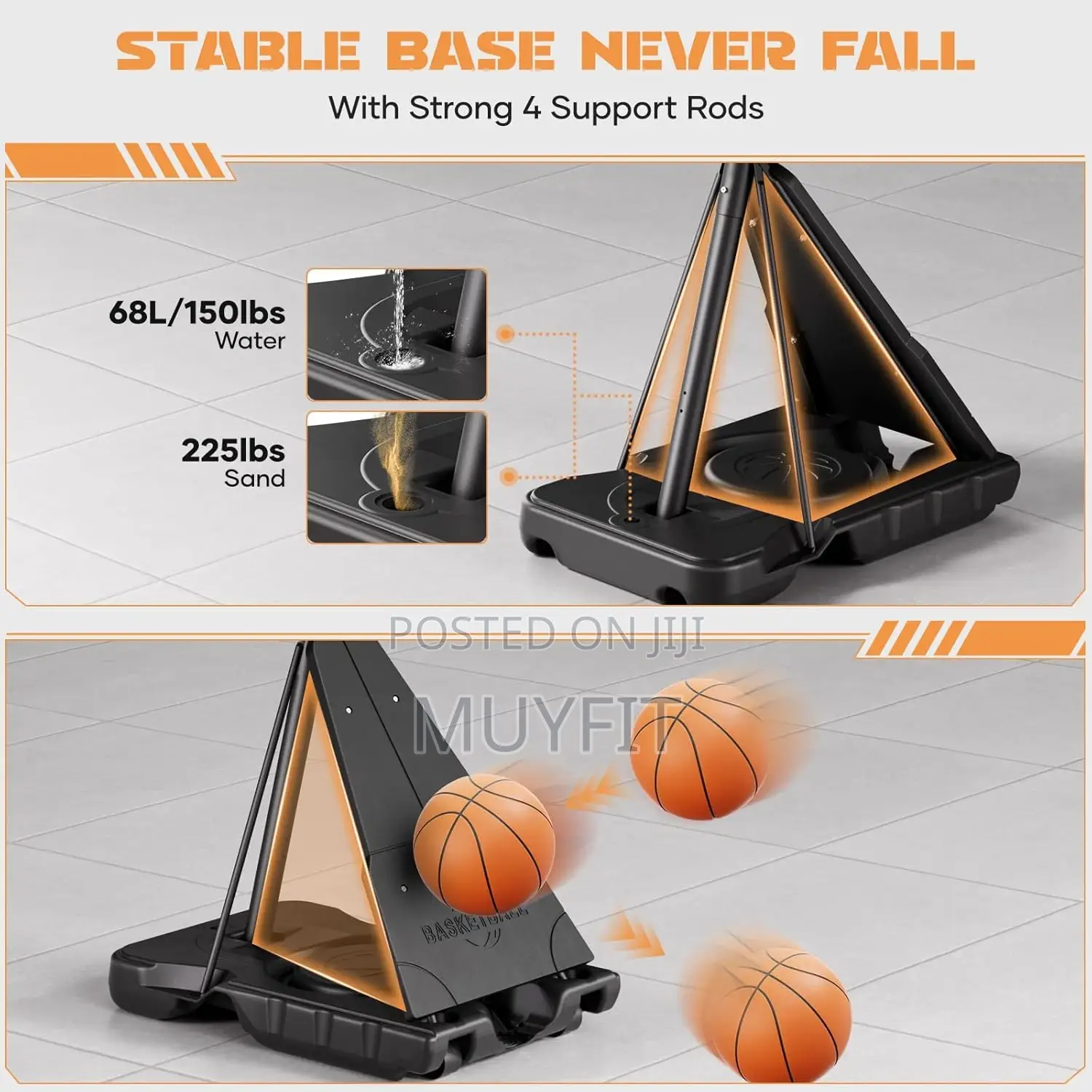 Adjustable Basketball Stand Commercial