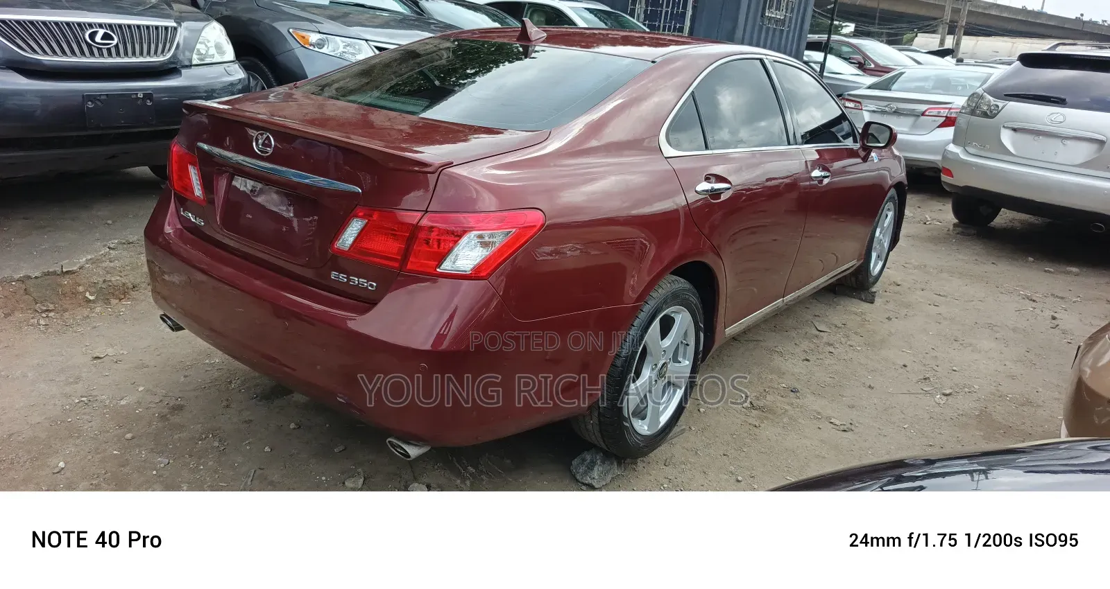 Lexus ES 350 2008 Red