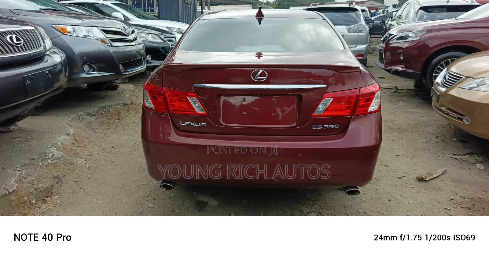 Lexus ES 350 2008 Red