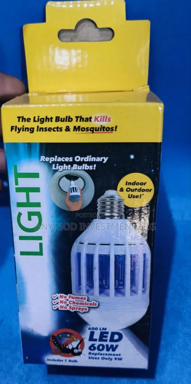 Zapp Light Anti-mosquito Flying Insert Killing Bulb
