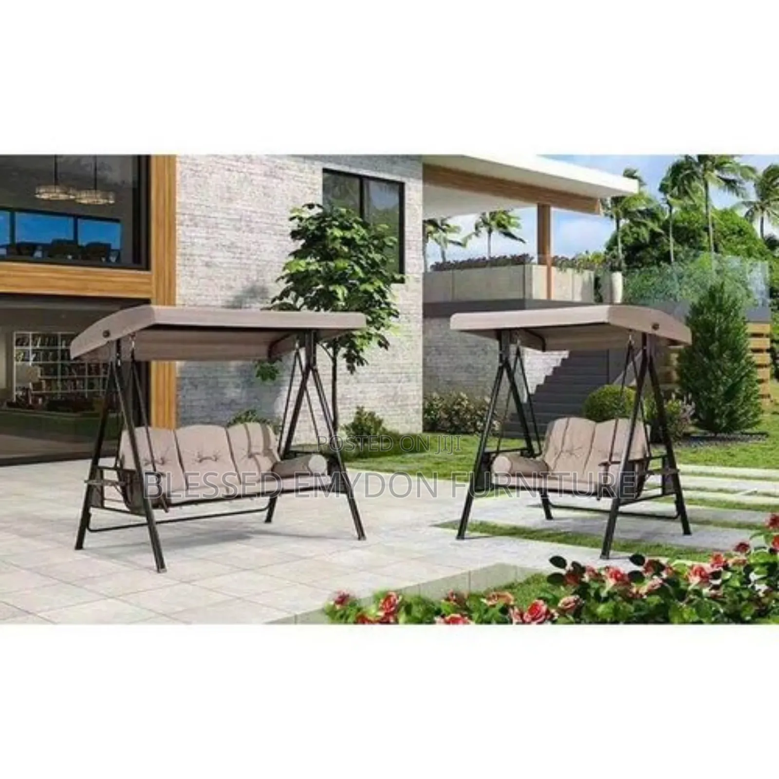Outdoor Garden Swing Chair - 3 Seater