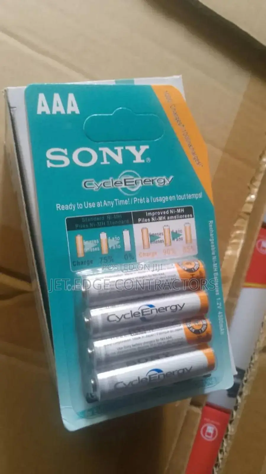 Aaa Sony Rechargeable Battery