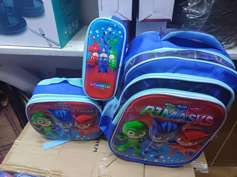 Children’S 3 in 1 Cartoon Characters School Bag