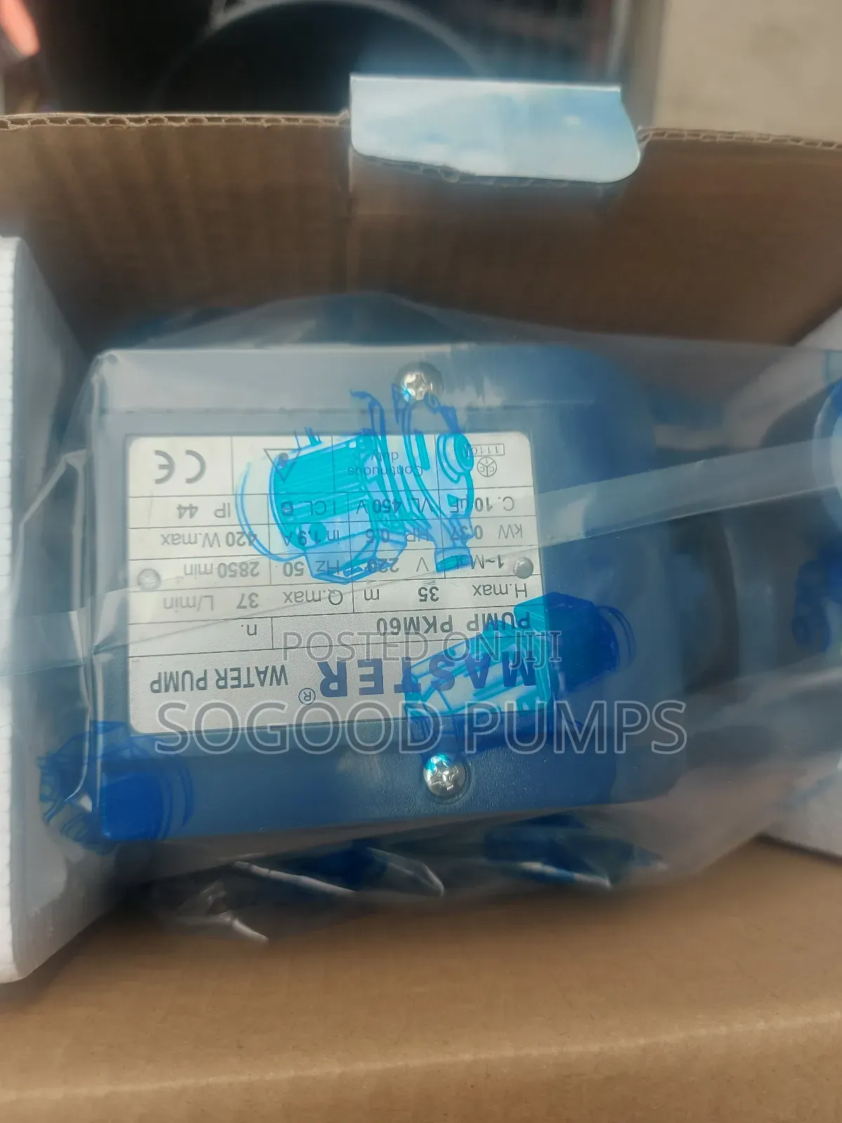 Master Surface Pump Type 0.37kw/0.5hp