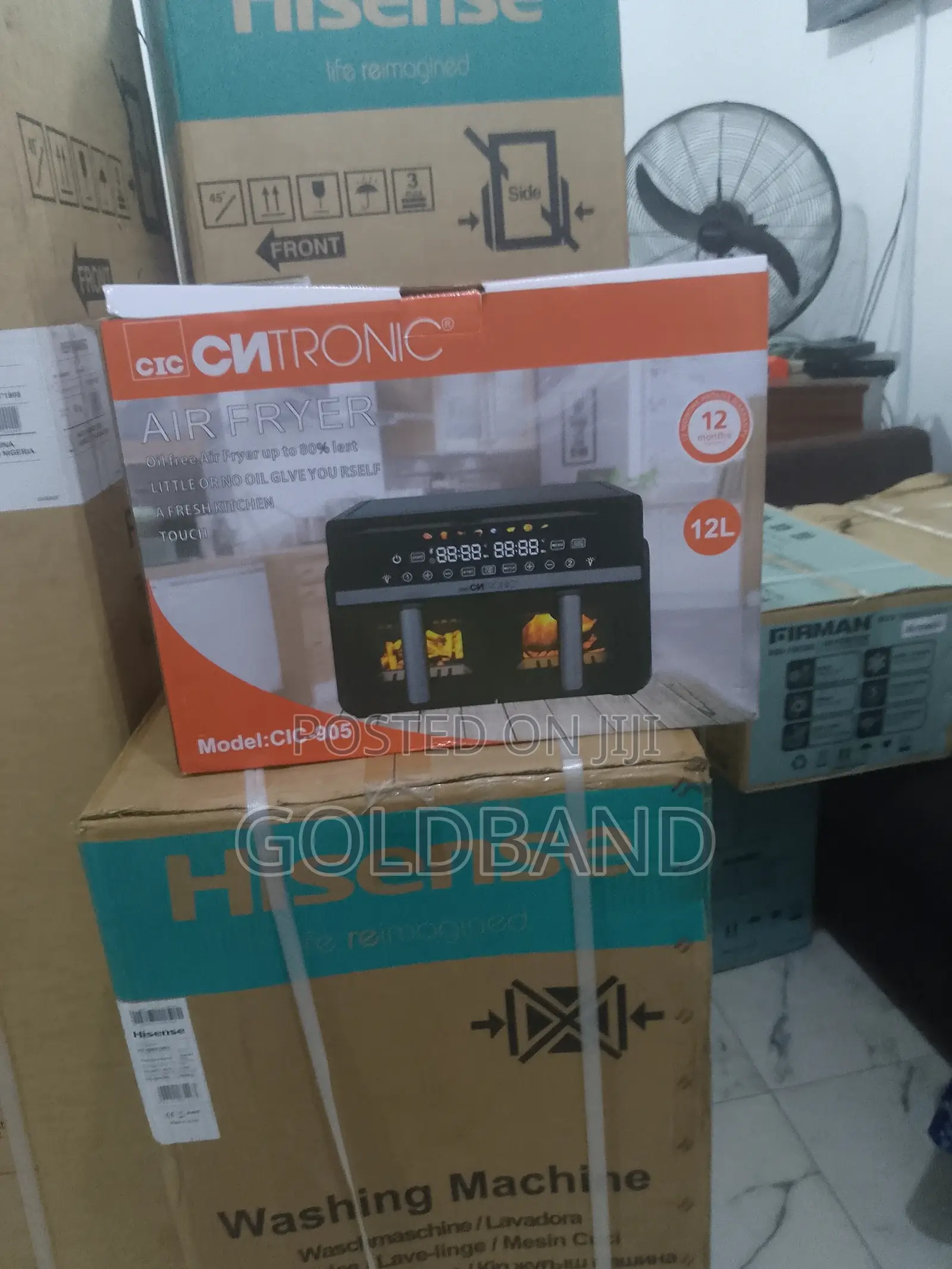 Cntronic Air Fryer With Removable Basket Touch Panel