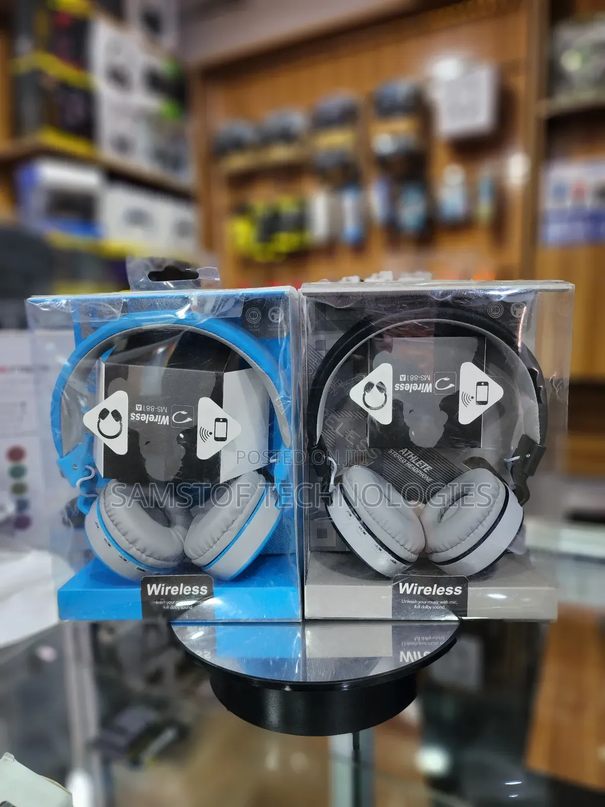 Ms 881a High Performance Wireless Headphone With Built In Mic