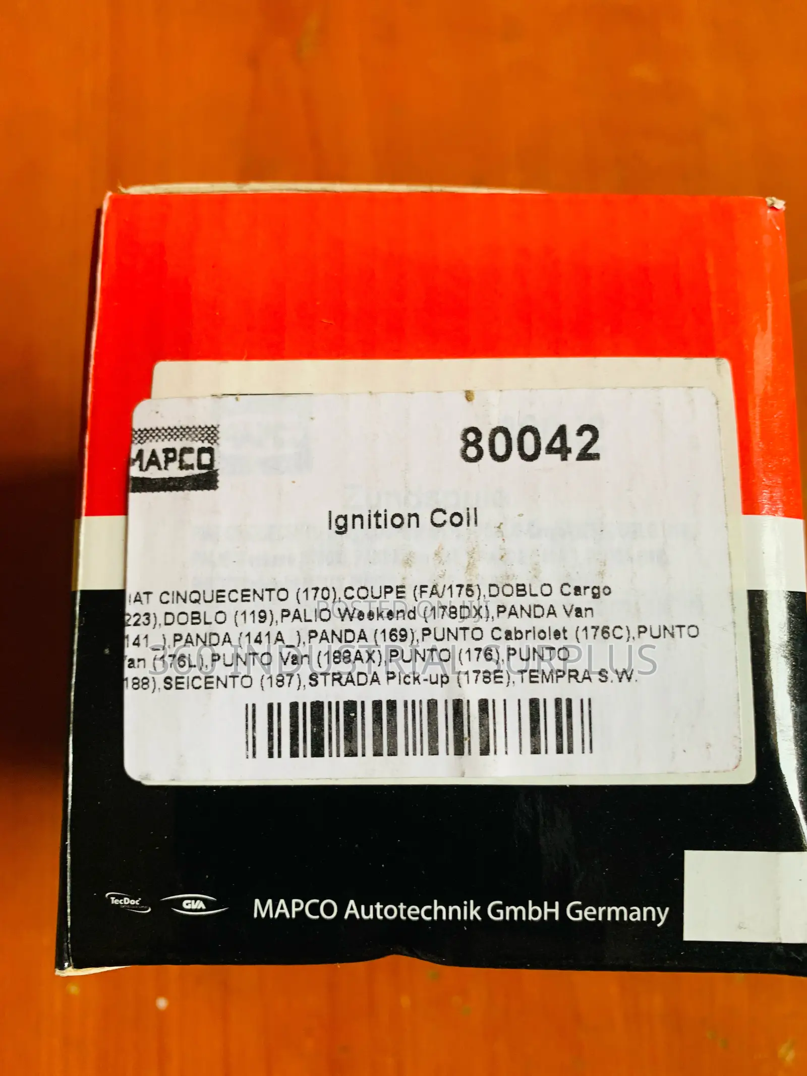 Genuine Mapco Ignition Coil 80042