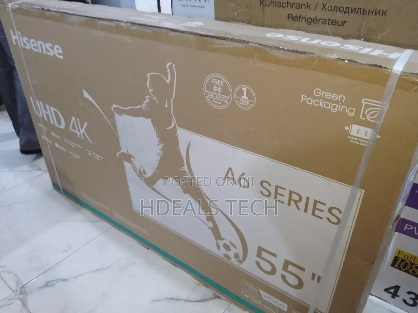 Brand New Hisense 55 Inch Uhd Smart Tv,
