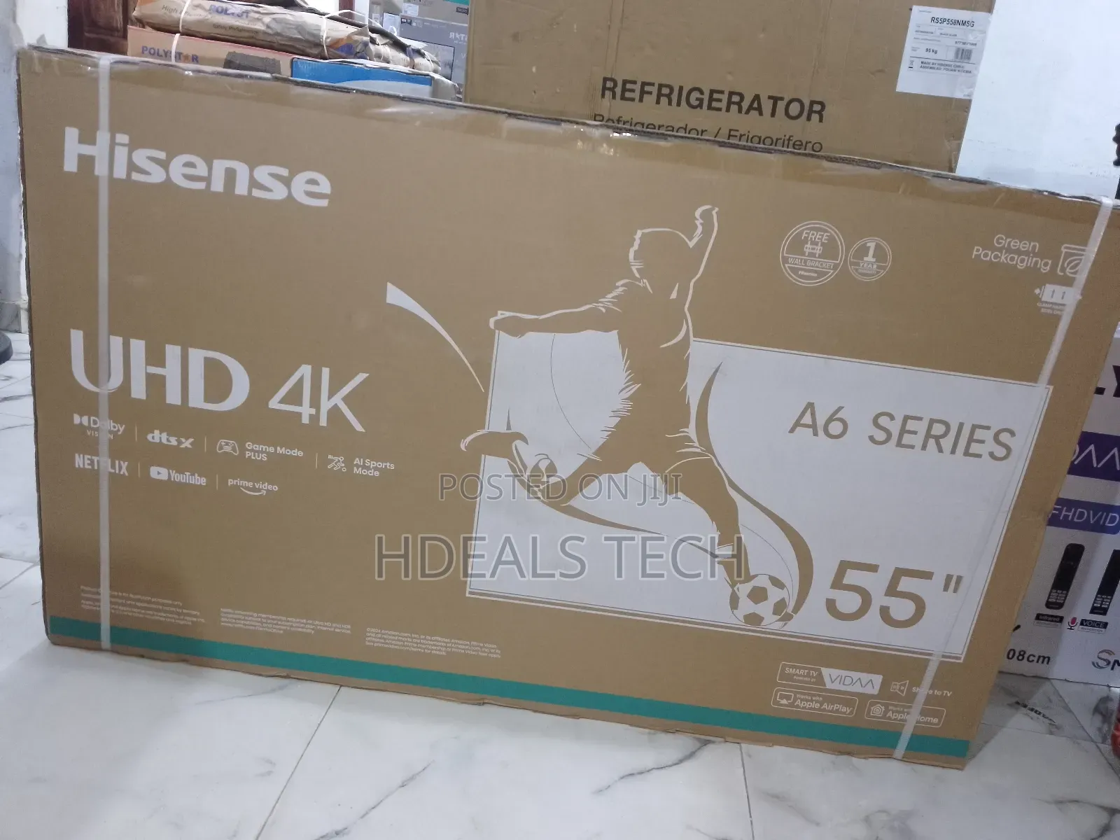 Convenience Smart 55 Inches Hisense Tv