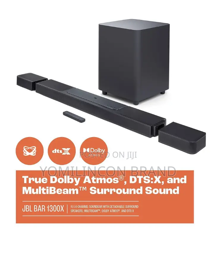 JBL Bar 1300x: 11.1.4-Channel Soundbar With Detachable Surround Speake