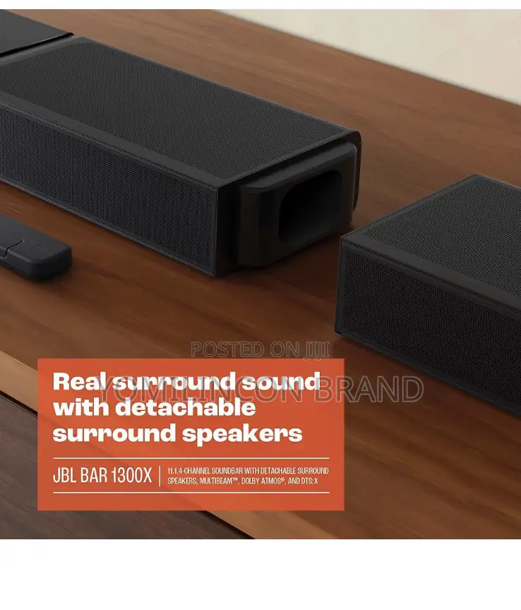JBL Bar 1300x: 11.1.4-Channel Soundbar With Detachable Surround Speake