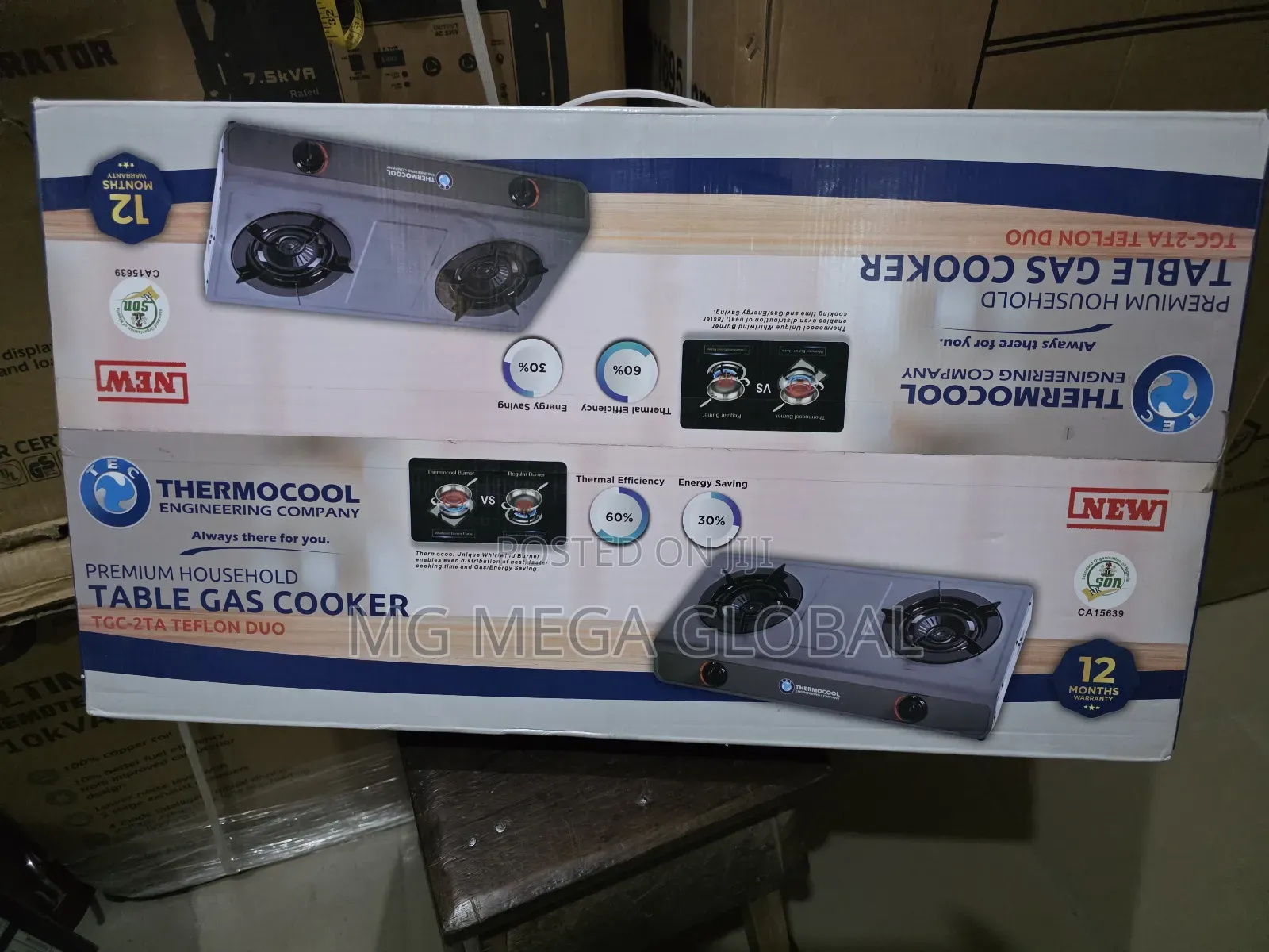 Haiee Thermocool Unique Table Gas Cooker