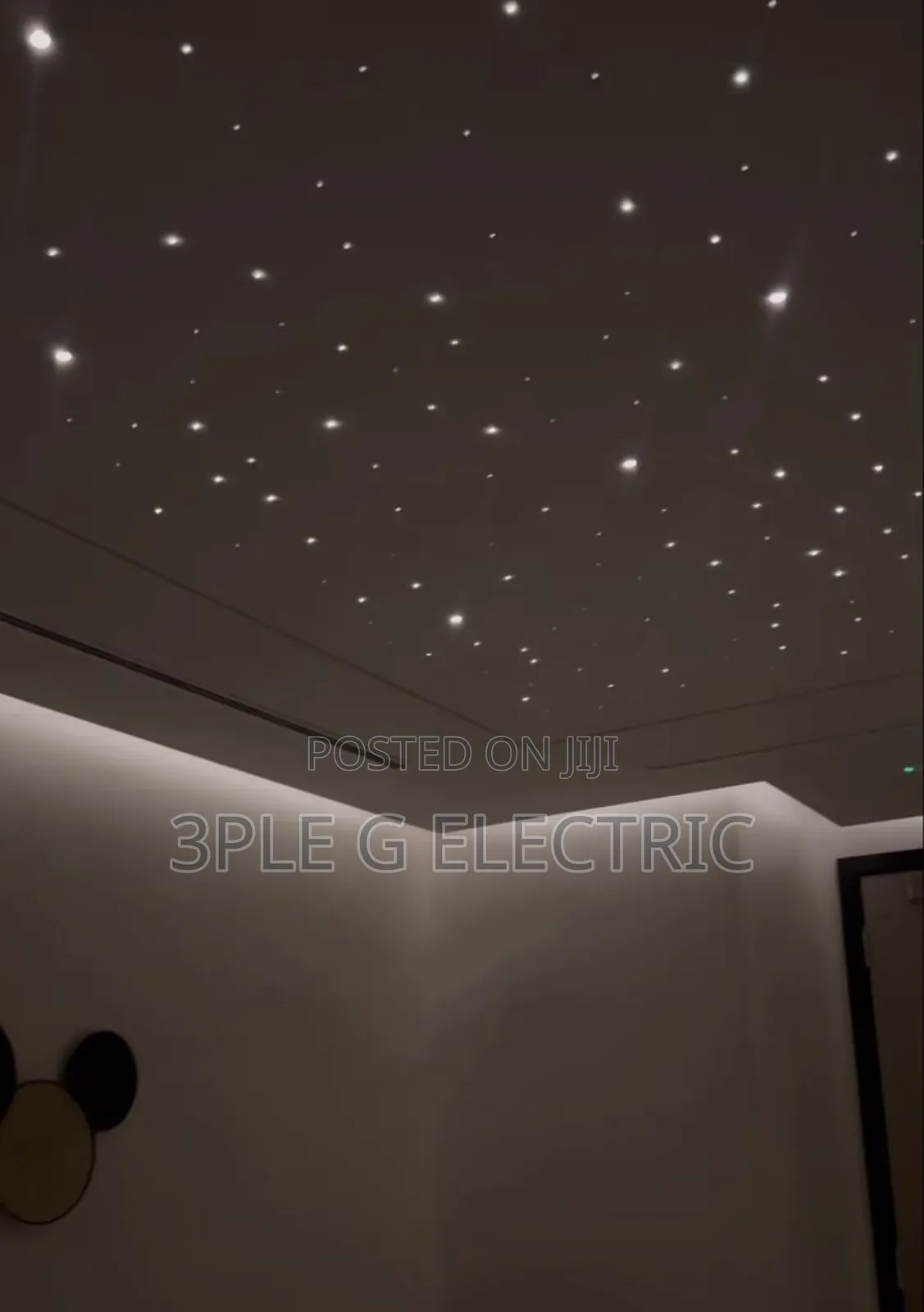 Best Optic Fibre Pop Star Ceiling Design Light