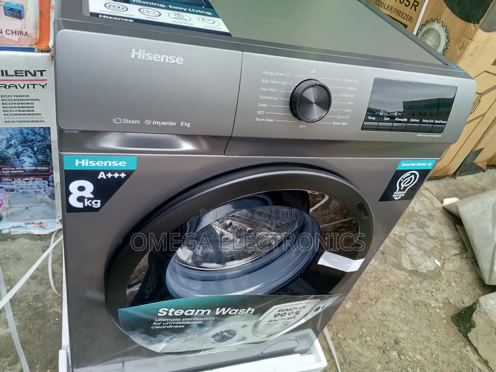 Hisense Washing Machine 8kg Automatic Inverter Front Loading
