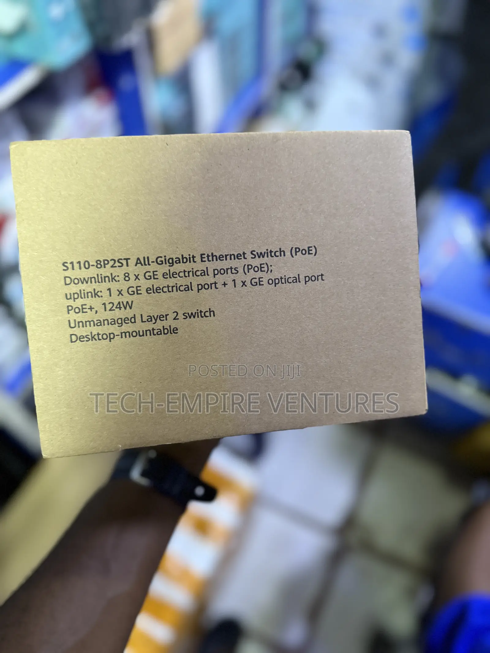 Huawei All-gigabit Ethernet Switch (Poe) S110-8p2st