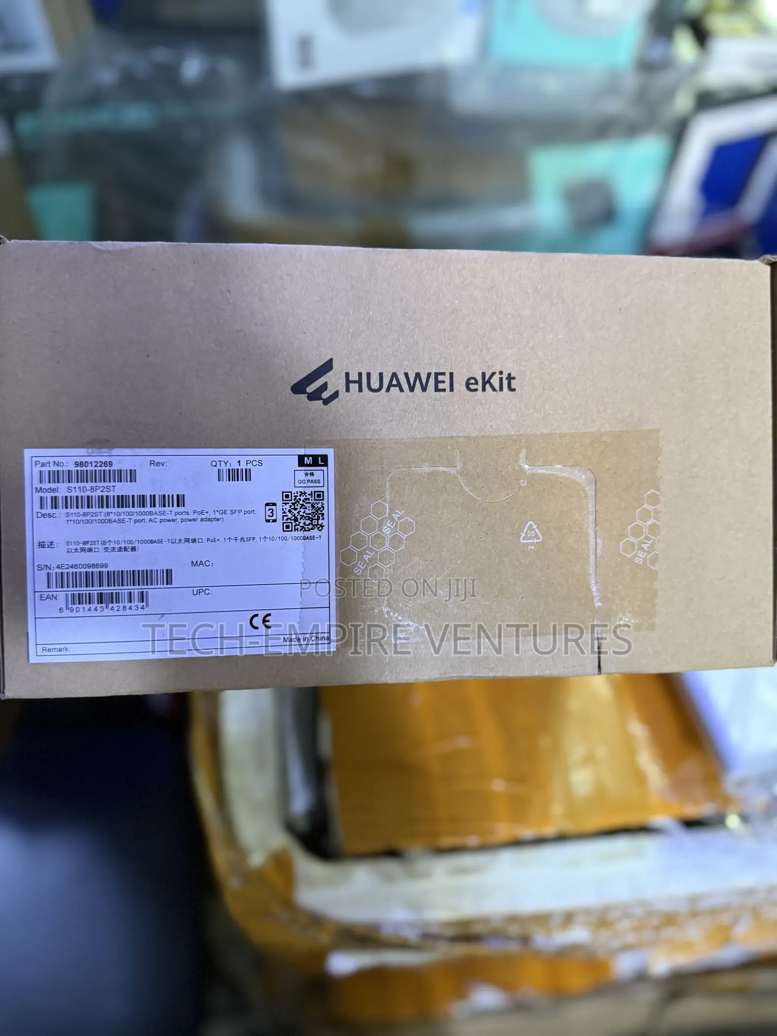 Huawei All-gigabit Ethernet Switch (Poe) S110-8p2st