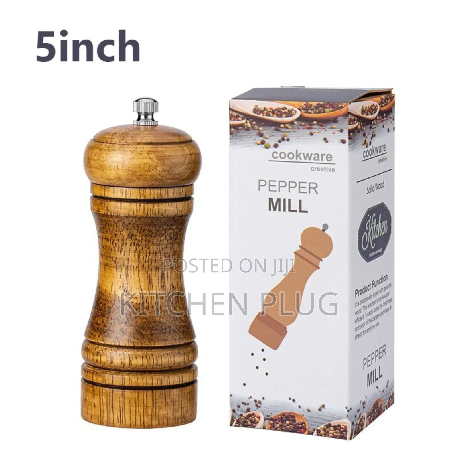 Toprocks Pepper Mill and Salt Shaker Set.
