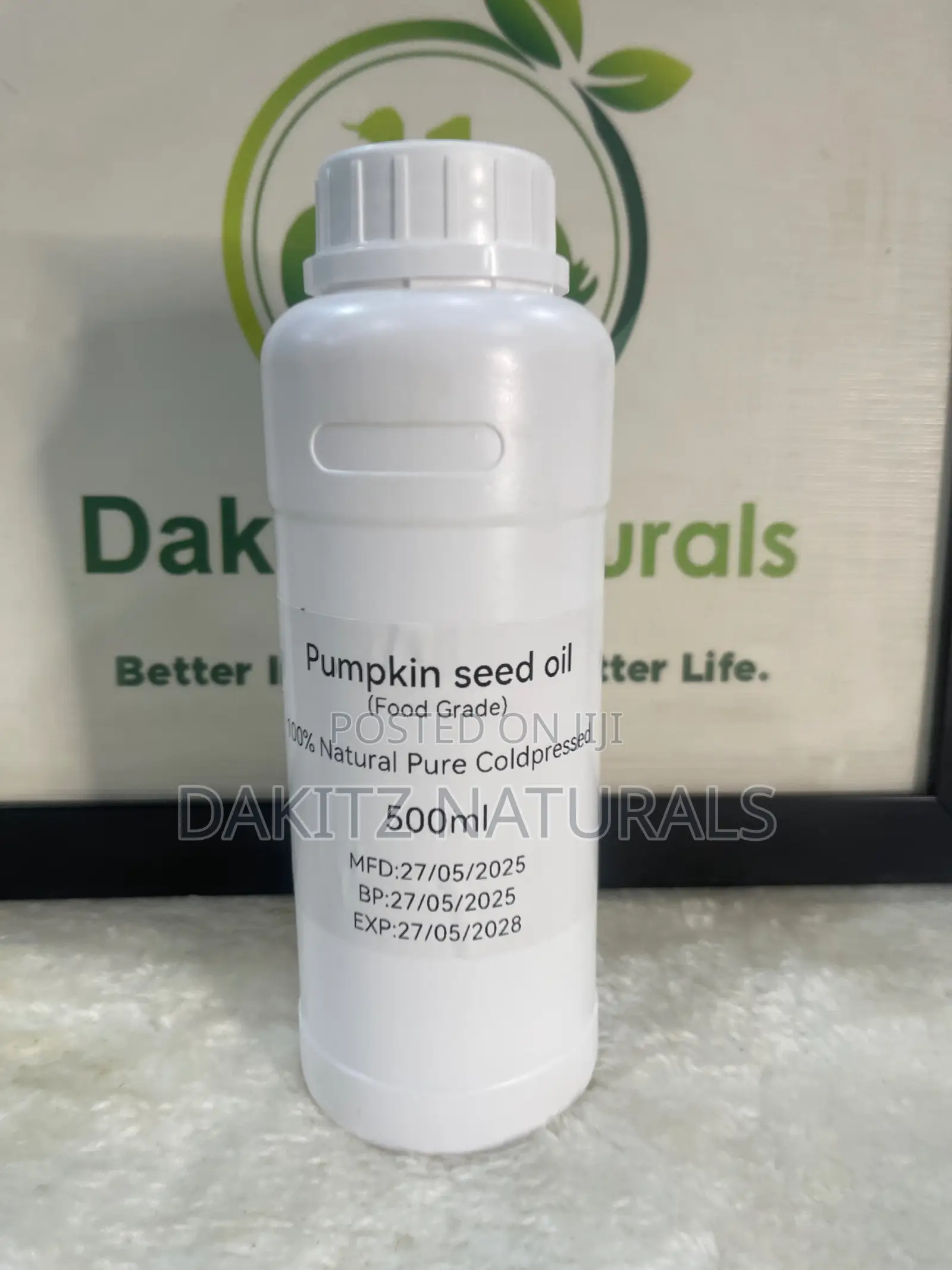 Pumpkin Seed Oil Food Grade 500ml